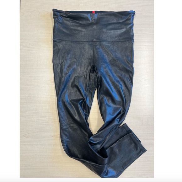 Spanx Faux Leather Leggings (Sz. L) - Picture 11 of 13